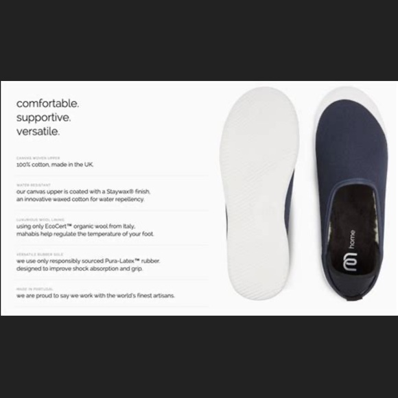 Mahabis Classic Merino Wool Shearling Removable Sole Indoor/Outdoor Slipper 37 - Picture 14 of 16